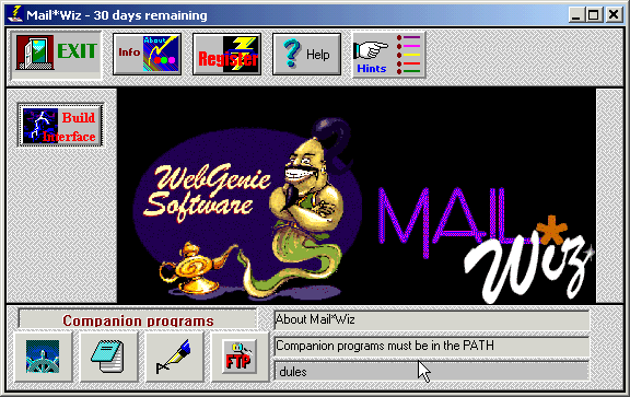 MailWiz Screenshot
